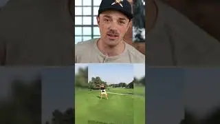Absolutely WILD golf swing #shorts