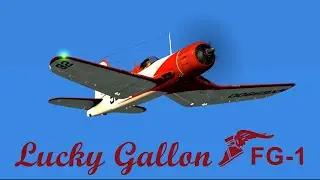 F4U Corsair "Lucky Gallon" - LSZC to LSMM with ATC - Aerofly FS 2022