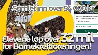 Elevene løp over 32 mil for TV-aksjonen! 💛