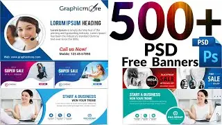 500+ Banners Ads And Poster Pack In PSD Files  Download |Urdu Hindi|