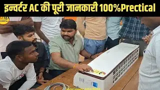 Invarter types split ac complet wiring Invarter AC full practical in MM Technical 🔴Live