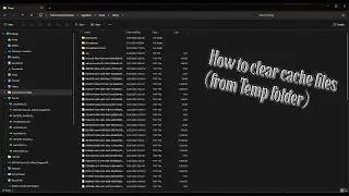TEMP FOLDER | How To Clear Cache On Windows