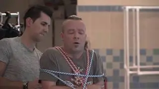 Swimming Pool Escape Stunt Ends Unexpectedly