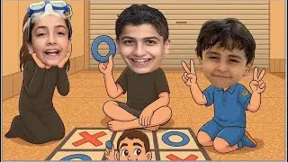 تحدي ❌⭕ الجزء الثاني ): مايا تقلد ريان وهو معصب:)