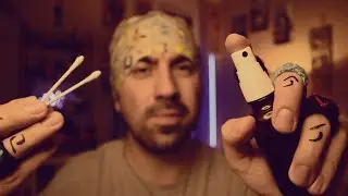 ASMR Ear Cleaning Therapy [Ear Exam, Ear Massage, Rubbing, Tapping, Layered Sounds]