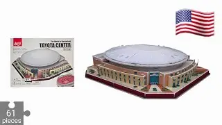 Toyota Center Houston 3D Puzzle - Step by Step