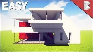 Minecraft: Simple/Easy Modern House - Easy Minecraft House Tutorial