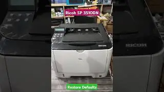 Ricoh SP 3510dn Restore Defaults #shortsfeed #shortsviral #shortsyoutube #printer #shortvideo #short
