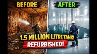 Water Tank Cleaning & Refurbishment | 1.5 Million Litre Industrial