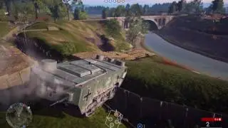 Battlefield 1. Штурмовой танк захватывает точки и гоняется за врагом.