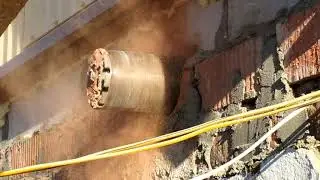 Алмазное бурение . Коронка 102 мм .