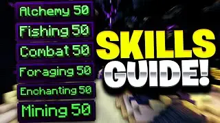How To Level up Every Skill FAST in Hypixel Skyblock!