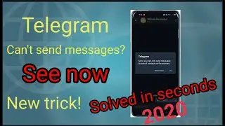 Sorry, you can only send messages to mutual contacts at the moment 2020 | Solved | Rk OptionsTrading