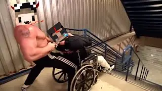 TNT TAG Cyber bullying closet cheaters #9 Giving these buffoons a push in their wheelchair
