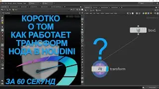 FAQ Быстрые советы Transform NODE в HOUDINI 18.5 | Hscript за 60 секунд | RU