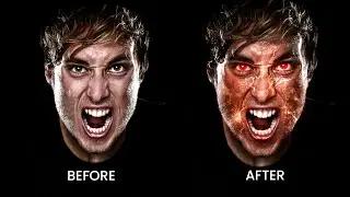 how to creative magma effect in Photoshop