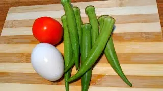 Okra lagyan ng kamatis at 1 itlog, sigurado ikaw ay mabubusog | Tortang Okra • Savor Plus