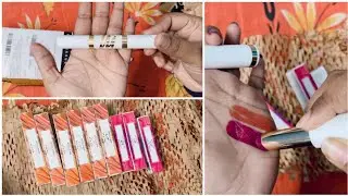 MyGlamm loot offer Haul | MyGlamm 3 lipstick, 6 lipbalm and Eyeliner unboxing | Makeup haul
