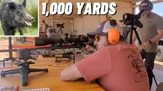 1,000 YARD SHOT WITH A 6.5 CREEDMOOR BENELLI LUPO AND HARVESTING A WILD HOG