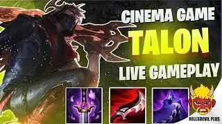 CINEMA 1V9 TALON GAME! - Wild Rift HellsDevil Plus Gameplay