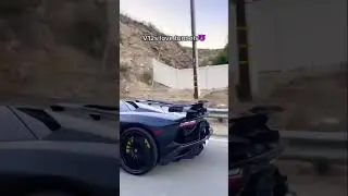 Lamborghini SVJ Flame 😈🔥#shorts
