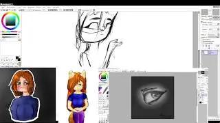 Speed Paint №2 - Fire Girl , или БАБА АГОНЪЪЪЪ