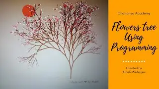 Flower tree using Python