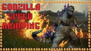 GODZILLA | SPEED DRAWING
