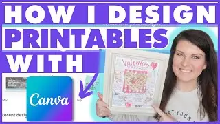 How to use Canva to make digital art and printables | Canva for Beginners 2024