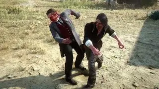 John Marston NPC VS Agent Ross in Beecher's Hope | RDR2 Mods