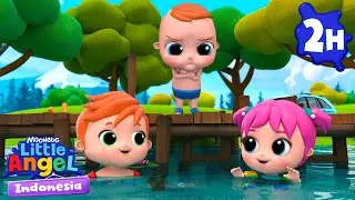Saya ingin berenang, giliran saya | Little Angel Bahasa Indonesia | Kartun dan Lagu Anak