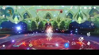 Урон Барбары. Genshin impact.
