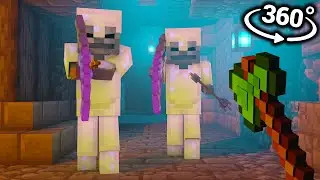 SKELETON DUNGEON 360° Video - Minecraft VR