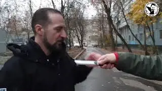 Protection against direct blows with a knife. Yuri Kormushin.
