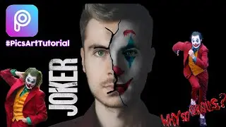JOKER FACE PICSART TUTORIAL