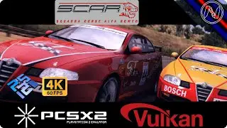S.C.A.R. - Squadra Corse Alfa Romeo | PCSX2 1.7 | Vulkan Settings | 4K 60FPS