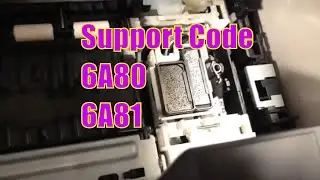 Canon Support Code 6A80 6A81 6000 1313 + Knocking Sound: fix waste ink assembly lever reset PIXMA