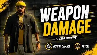 Blend WeaponDamage — Live In-Game Weapon Damage & Recoil Editor | QBCore / ESX / Qbox FiveM Script