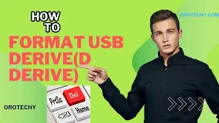 How to Format USB derive or D derive from computer. How to to Format PC derive or USB.