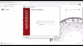 Installation of Mendeley Software, Mendeley Microsoft Word Plugin and creating a Mendeley account.