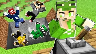 meine 1. GEHEIME FALLE in MINECRAFT HELDEN