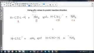 Using pKa values to predict reactions