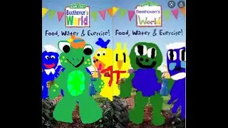 11 Elmo's World Food Water and Excercise With Baby Neptune