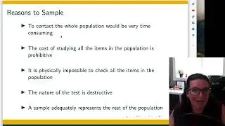 Obtaining a Sample