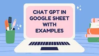 Using CHAT GPT in day to life while working on google sheet @Google @GPTMainBot @Microsoft