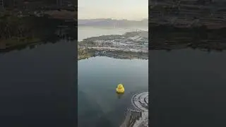 Big ducky or small lake? #RubberDuckShenzhen #RubberDuck #china #shenzhen #goldenhour
