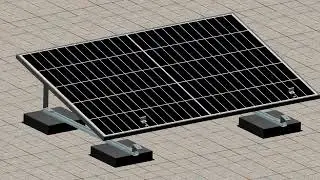 Баластна система кріплення фотомодулів на кронштейнах ⚡ СОЛЕНСІ