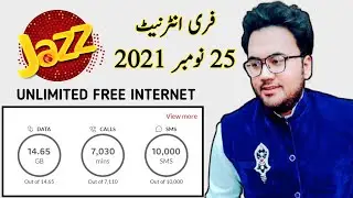 25 Nov 2021 Jazz Free Unlimited Internet Trick | Jazz Free Internet 2021 Technical Hafiz