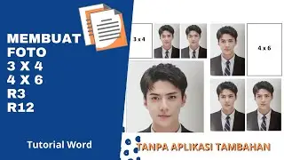 Lengkap!!! Cara membuat ukuran foto 3x4 4x6 di word