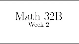 Switching the order of integration || Math 32B week 2